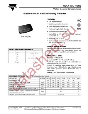 RS1G-E3/5AT datasheet  